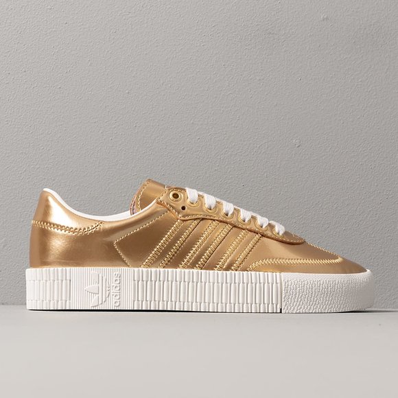 ADIDAS Originals Sambarose Gold Sneakers - Picture 5 of 10